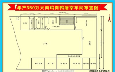 高效衛(wèi)生家禽屠宰車間平面布局設(shè)計(jì)指南